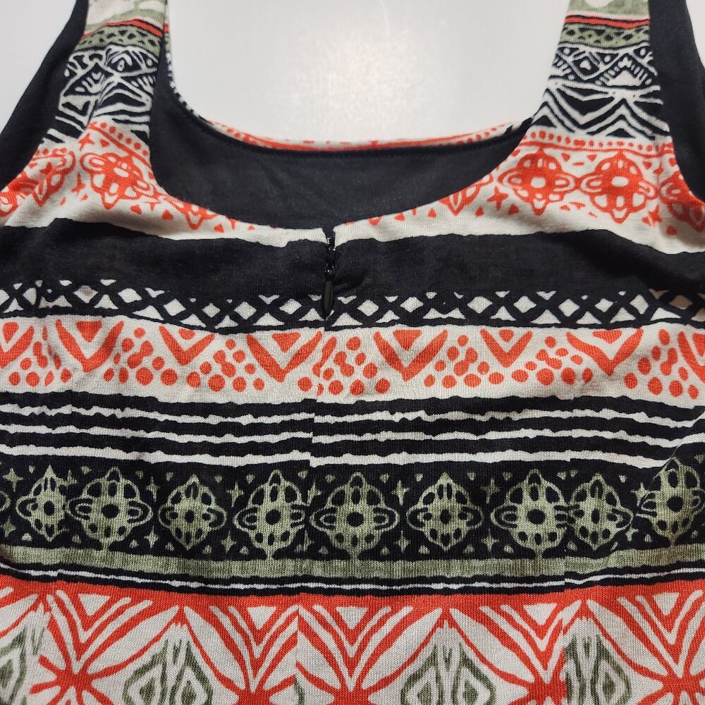 NWT LOFT Petite 2 Sleeveless Fit & Flare Dress Geometric Lined Summer - Picture 12 of 13